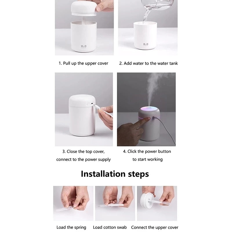Portable Electric Aroma Oil Diffuser