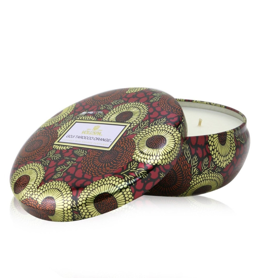 Goji Tarocco Orange - 3 Wick Decorative Tin Candle