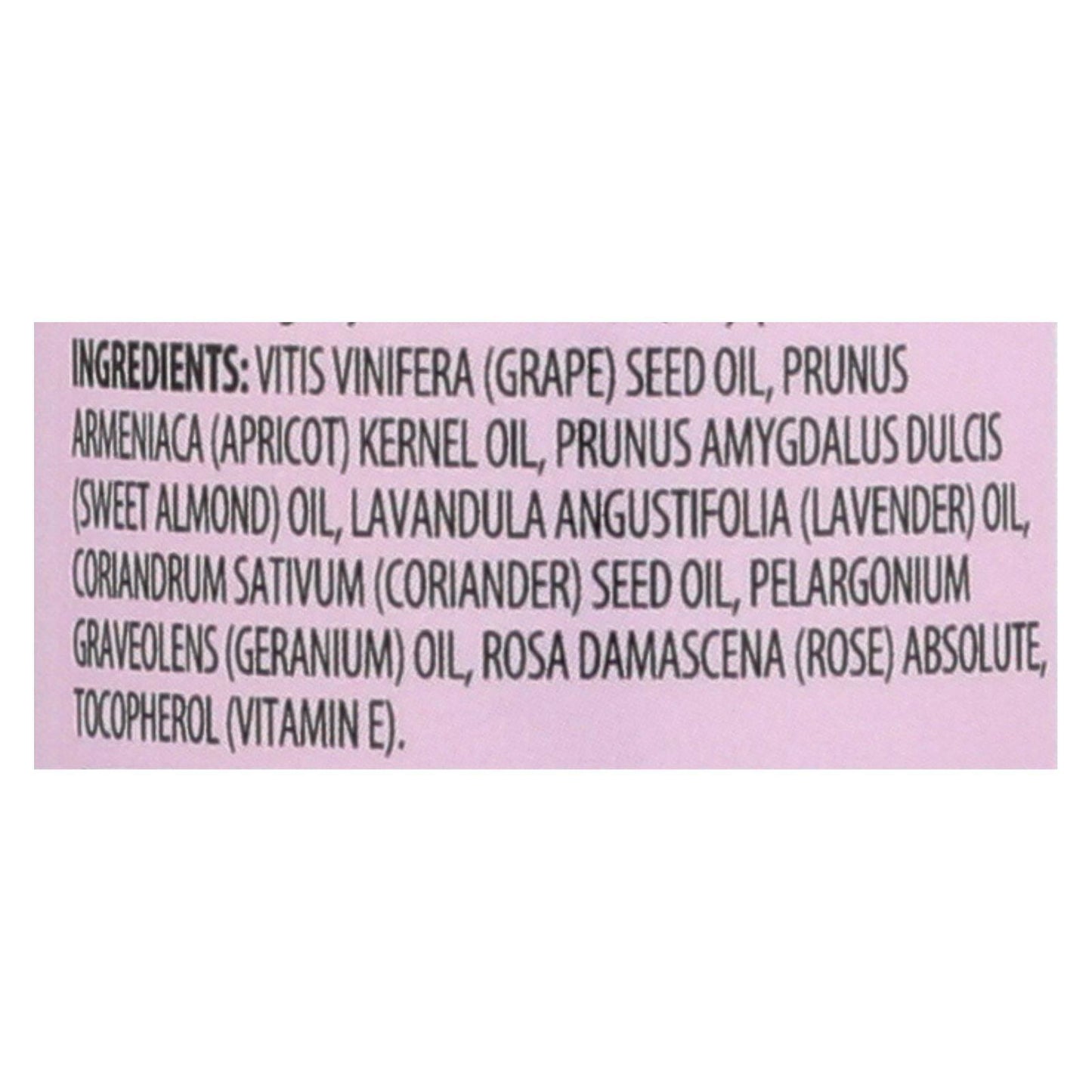 Aromatherapy Body Oil Comforting Geranium