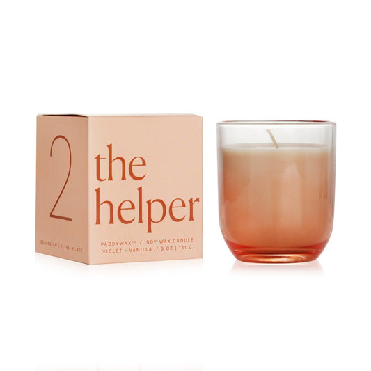 The Helper - Violet + Vanilla -Enneagram Candle