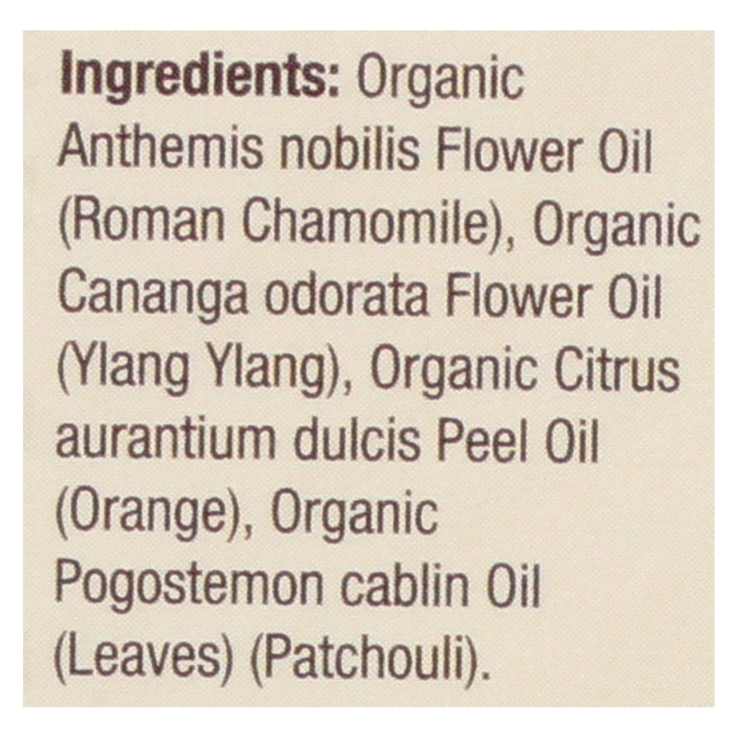 Organic Essential Oil Blend - Peace and Calming