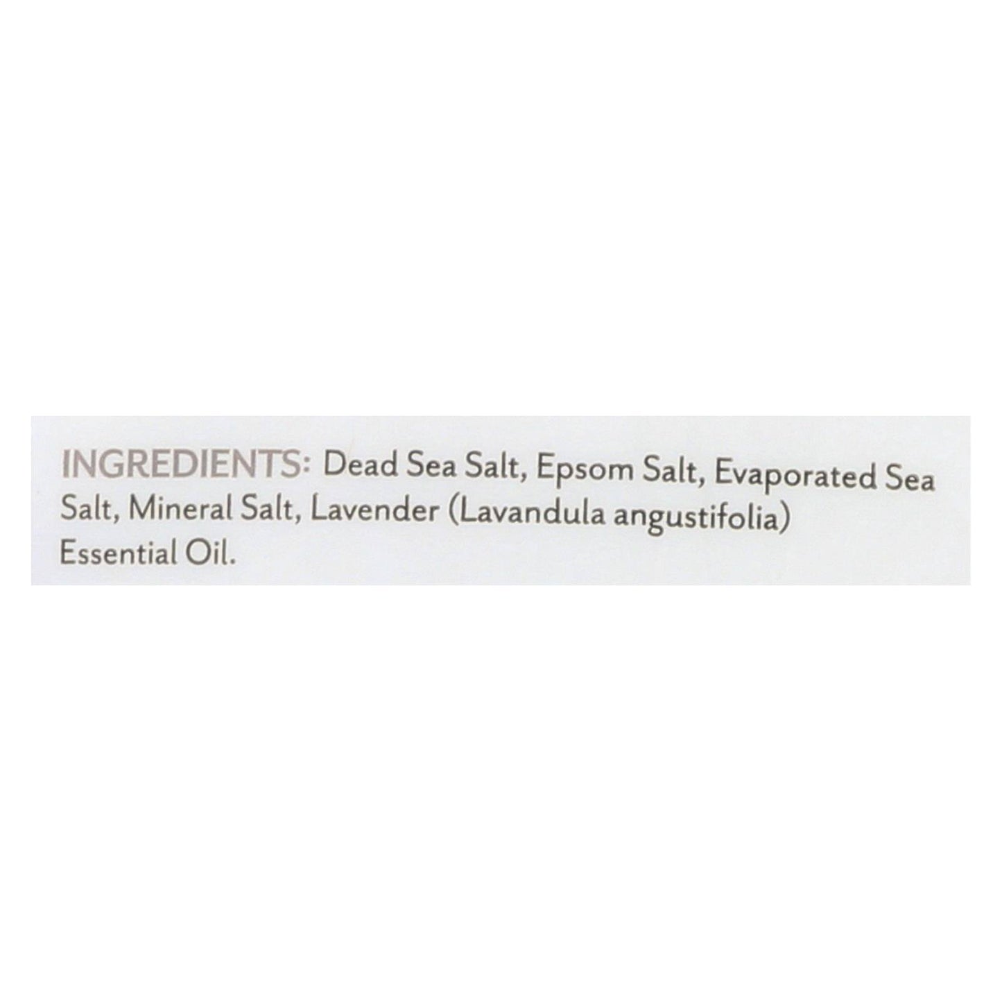 Bath Salts - Lavender Calming