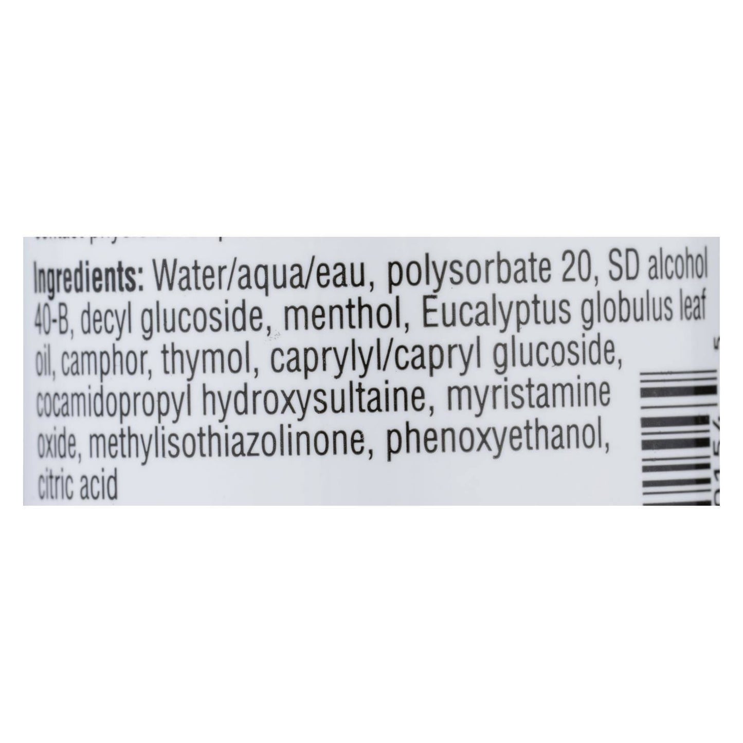 Menthol Camphor Relief Mist