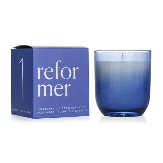 The Reformer -Palo Santo + Suede- Enneagram Candle