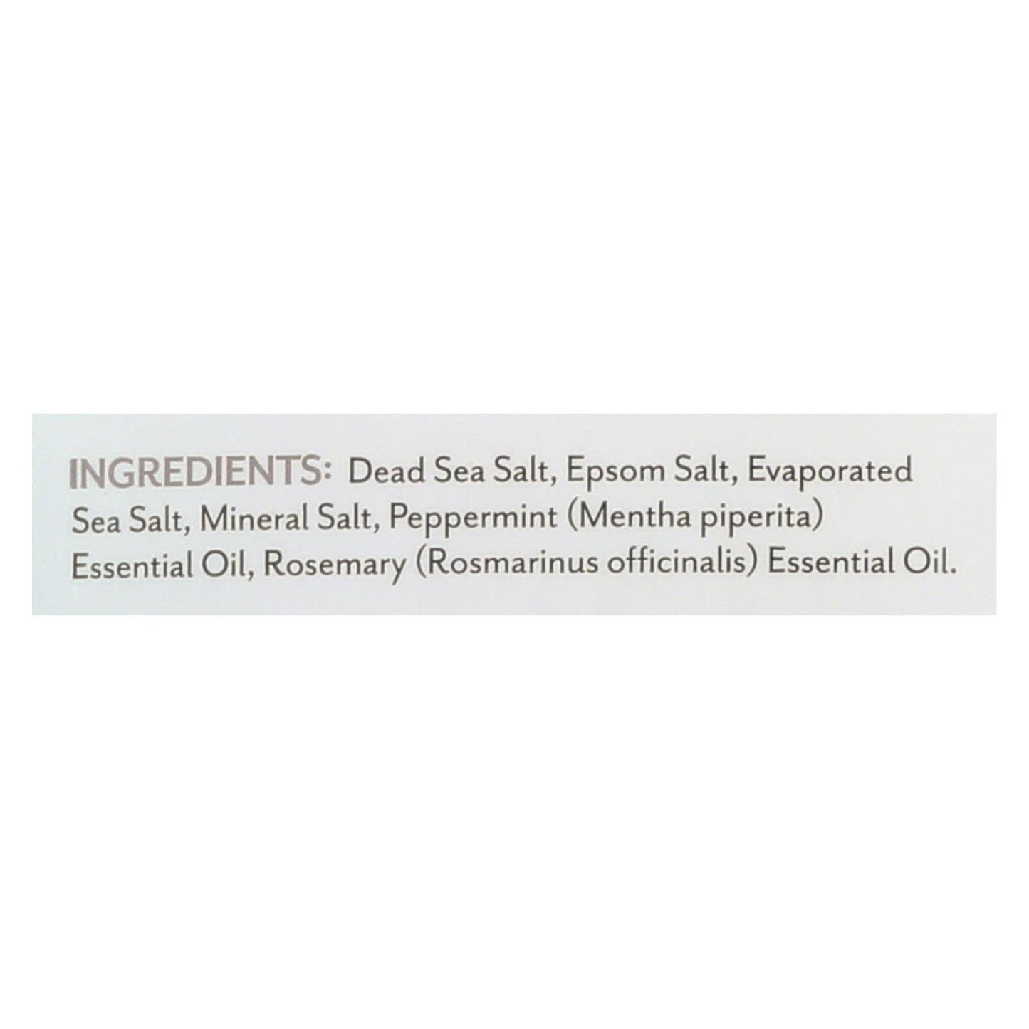 Bath Salts - Peppermint Rosemary