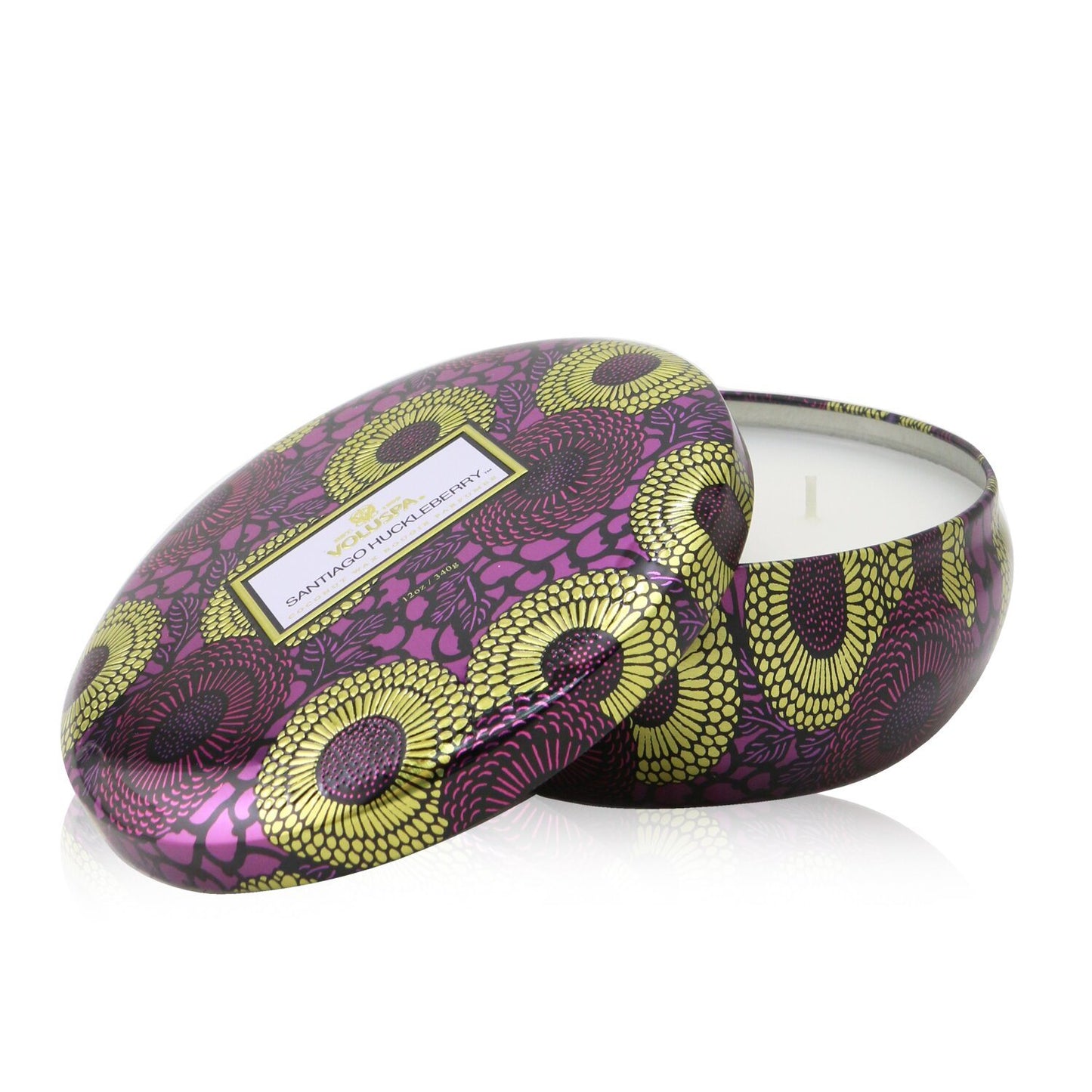 Santiago Huckleberry - 3 Wick Decorative Tin Candle