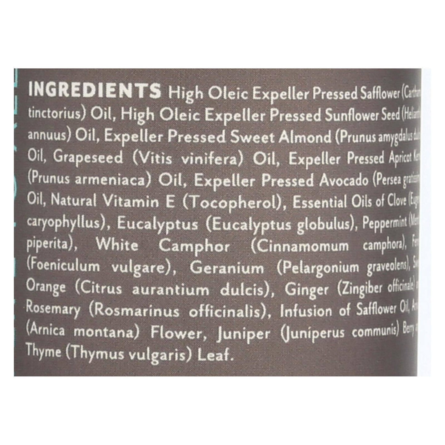 Bath and Body Oil - Muscle Comfort