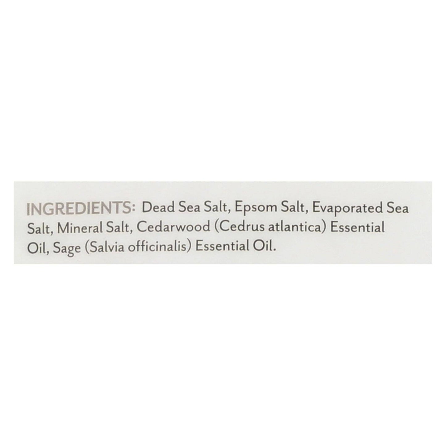 Bath Salts - Cedar Sage