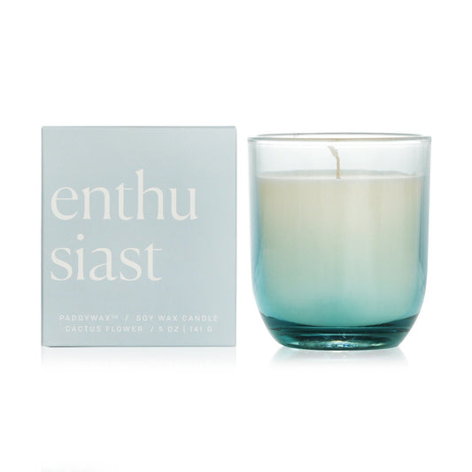 The Enthusiast -Cactus Flower - Enneagram Candle