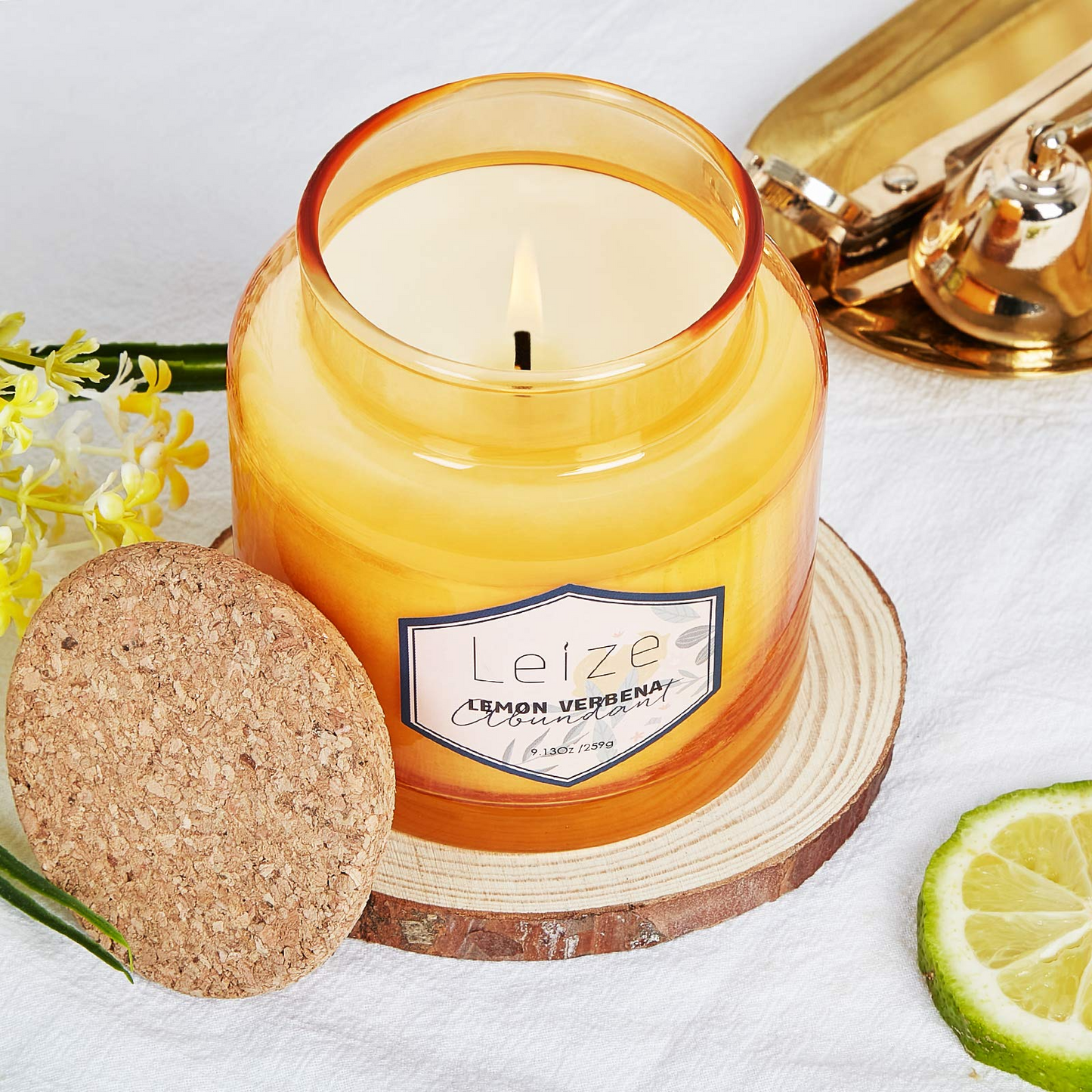 Lemongrass Aromatherapy Soy Candle